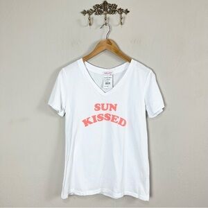 NEW Fresh Produce Sun Kissed Allure White‎ 100% Cotton T-Shirt Size Extra Small